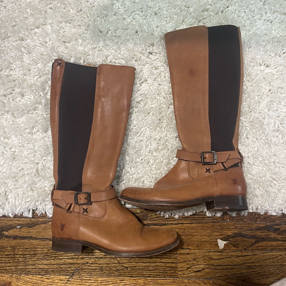 Frye Knee High Leather Boots